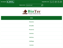 Tablet Screenshot of bioter.com.br